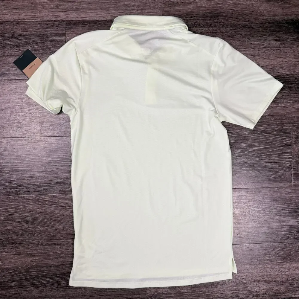 Nike Court Advantage Dri-FIT Tennis Golf Polo Lime Men's XS FZ6907-709 NEW